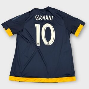 LA Galaxy 2015-16 Giovanni Dos Santos Adidas Soccer Jersey